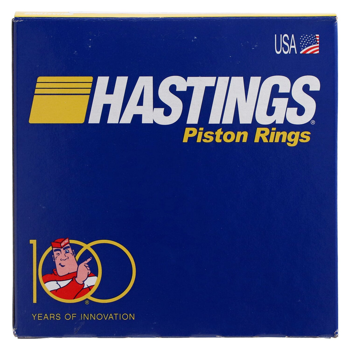 Hastings 114" M8 chrome piston ring set - +.010"