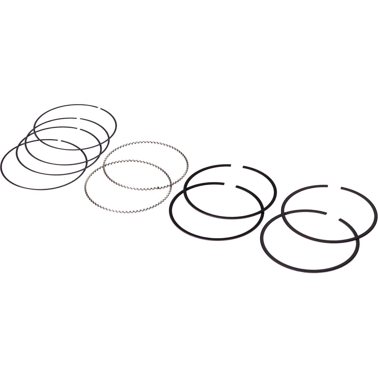 Hastings 114" M8 chrome piston ring set - STD