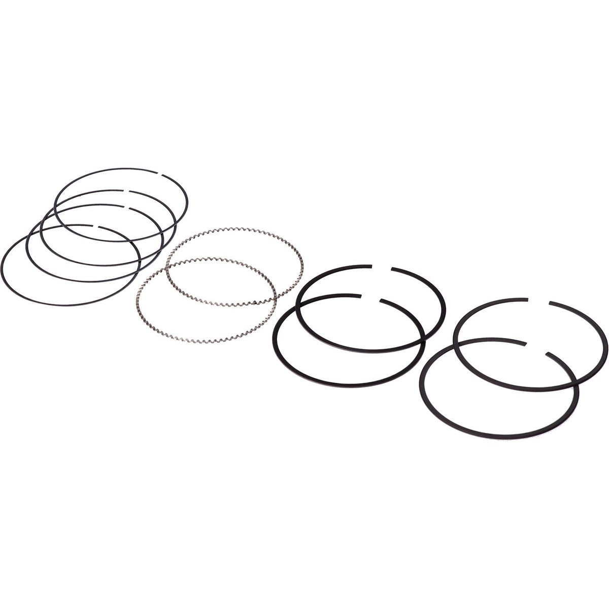 Hastings 114" M8 chrome piston ring set - +.010"