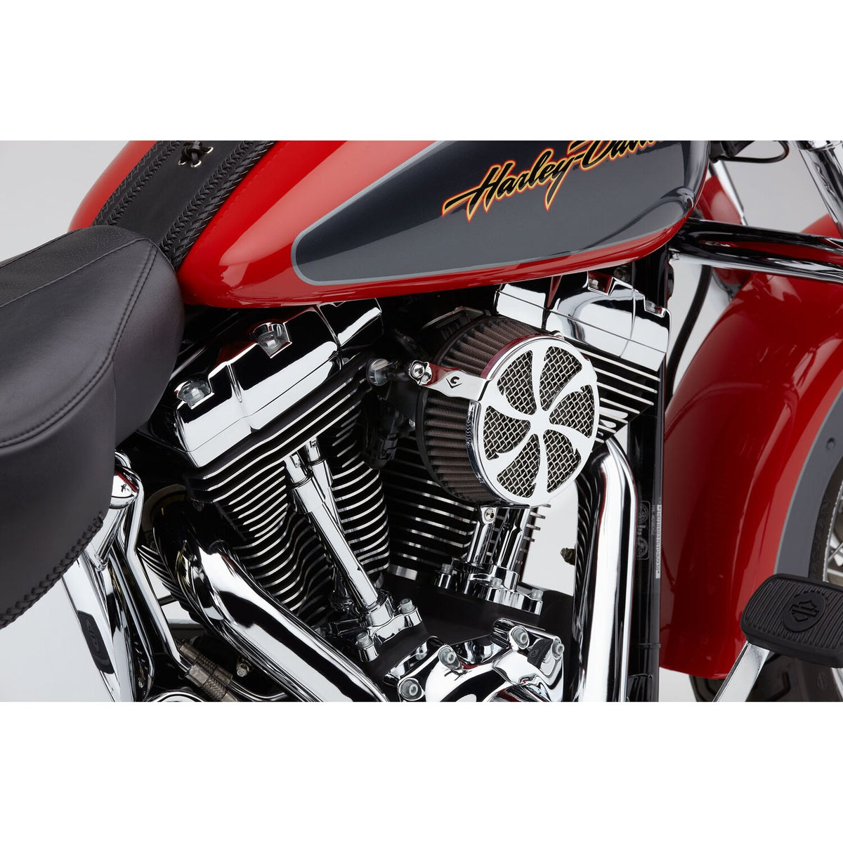 Cobra naked air cleaner kit - Swept chrome