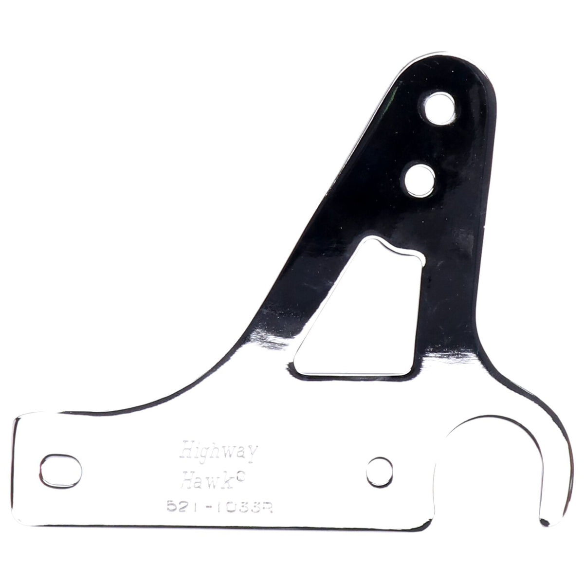 Highway Hawk brackets for Wide sissybar - Chrome