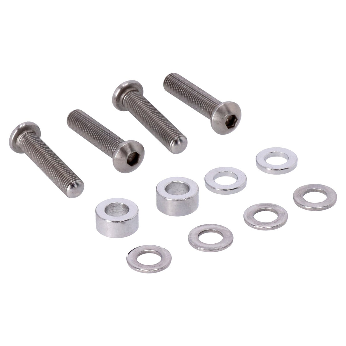 Highway Hawk brackets for Wide sissybar - Chrome