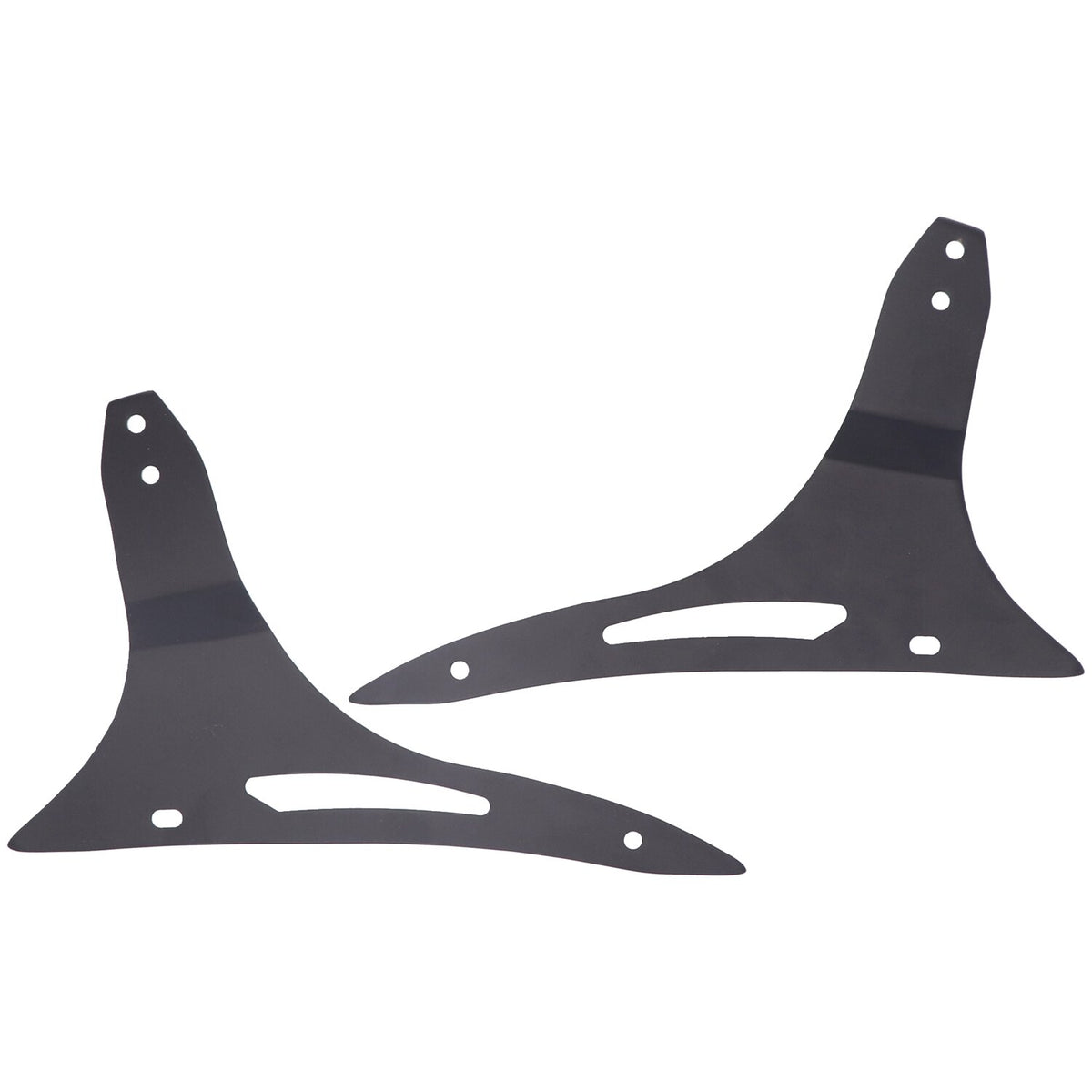 Highway Hawk brackets for Wide sissybar - Black
