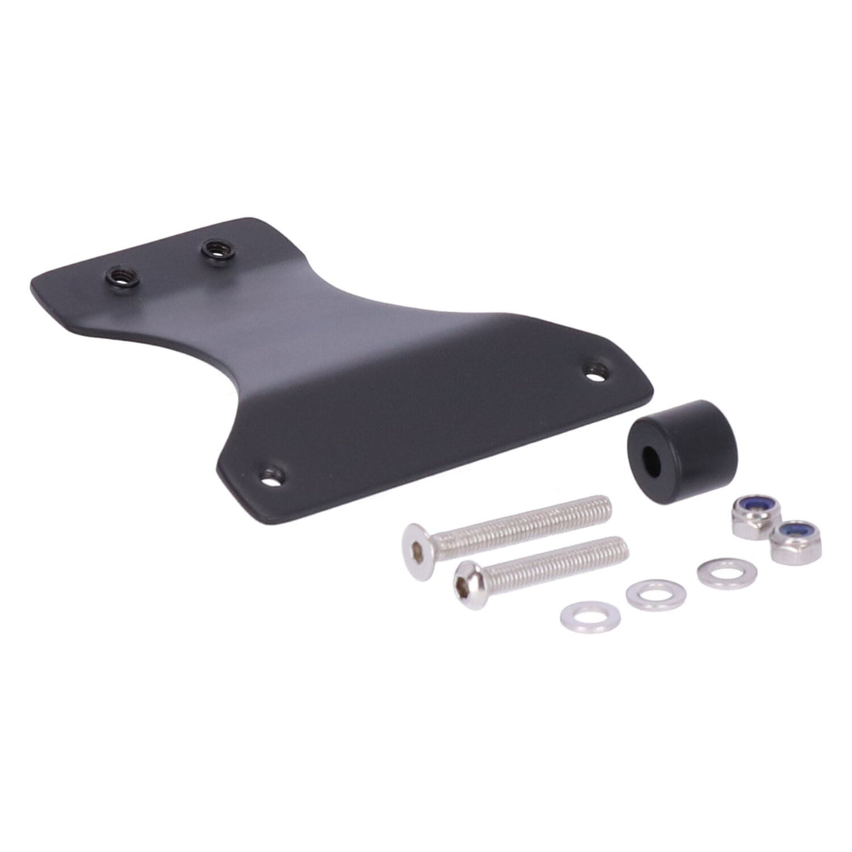 Highway Hawk solo rack Billet - Gloss black
