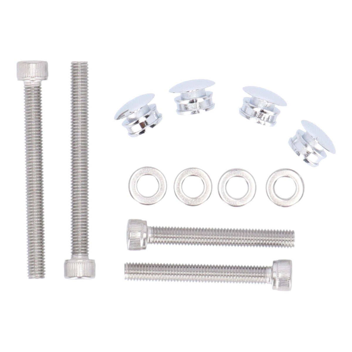 Highway Hawk saddlebag support kit - Chrome