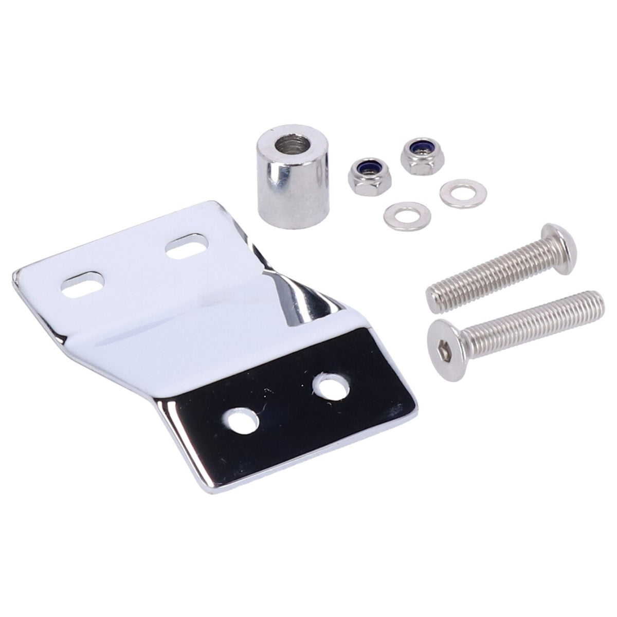 Highway Hawk solo rack Billet - Chrome