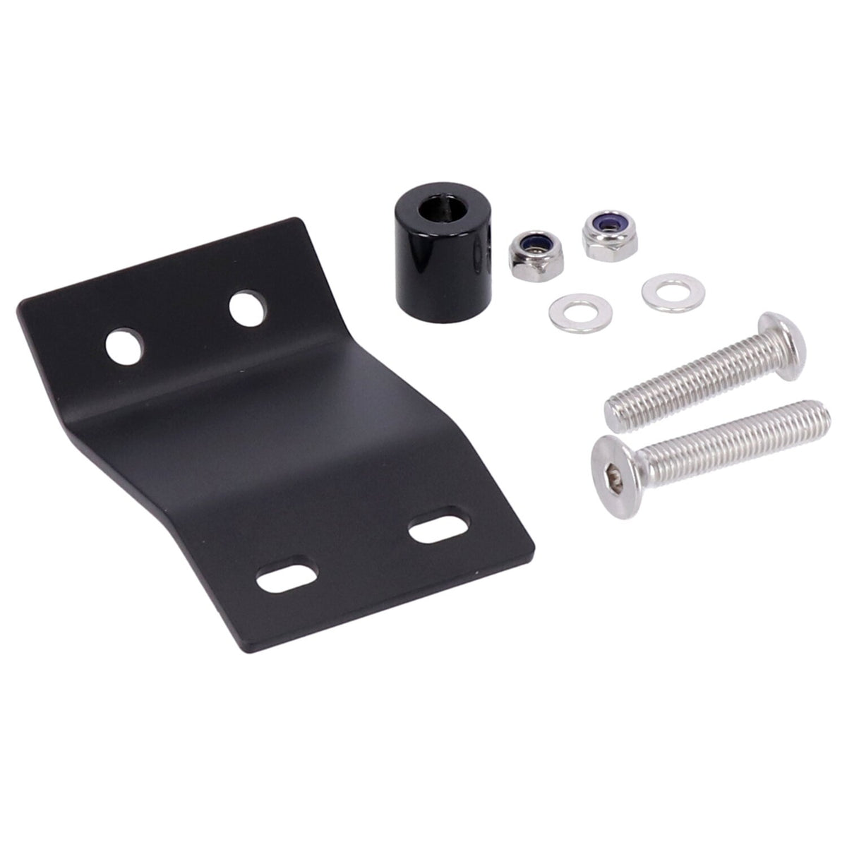 Highway Hawk solo rack Billet - Gloss black