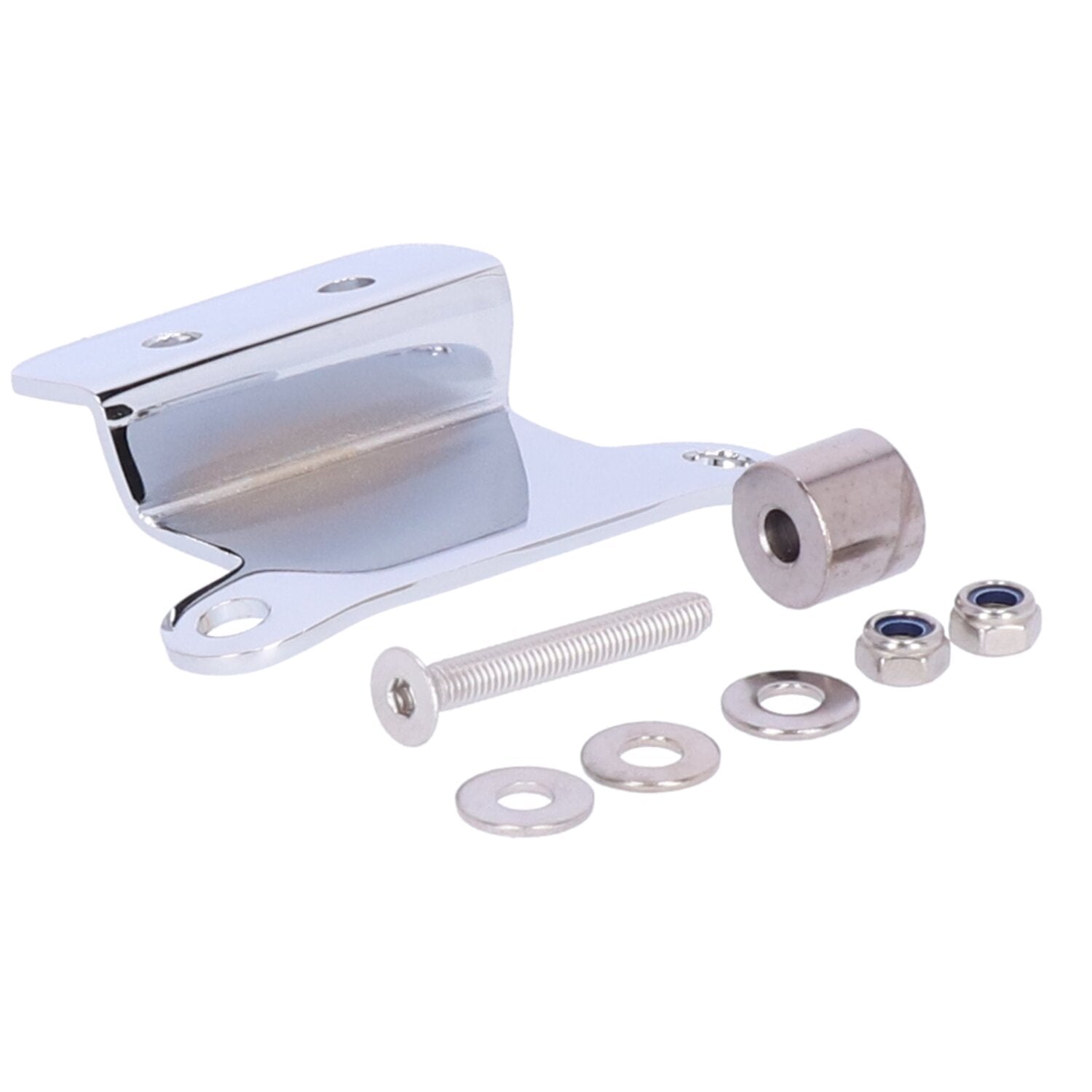 Highway Hawk solo rack Tubular - Chrome