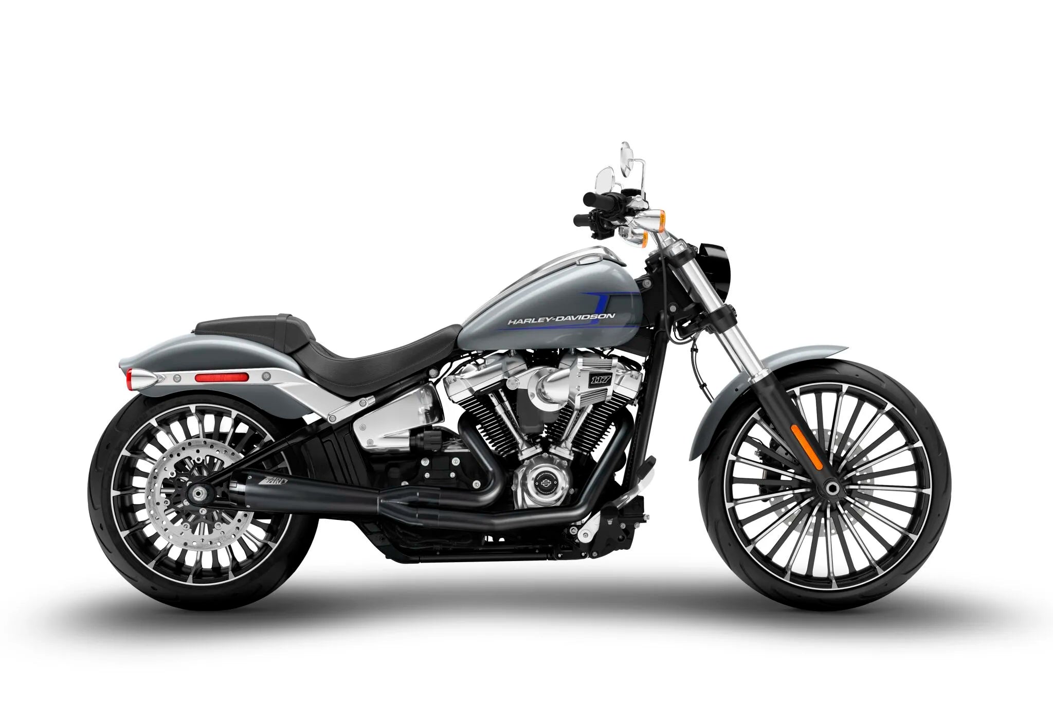 Zard 2:1 Komplett Avgassystem för Harley-Davidson Softail - Väglaglig