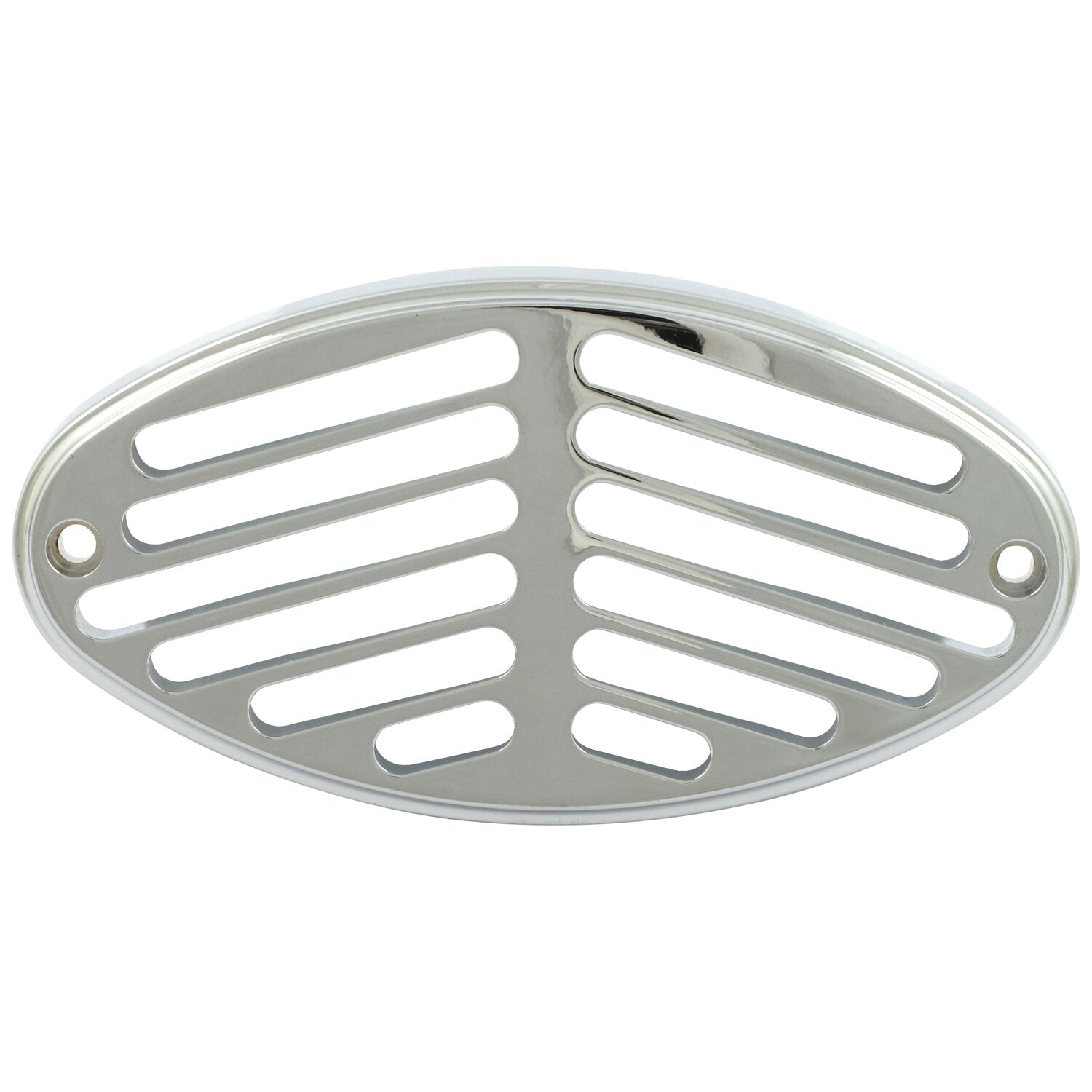 MCS Cateye taillight grill - Air glide chrome