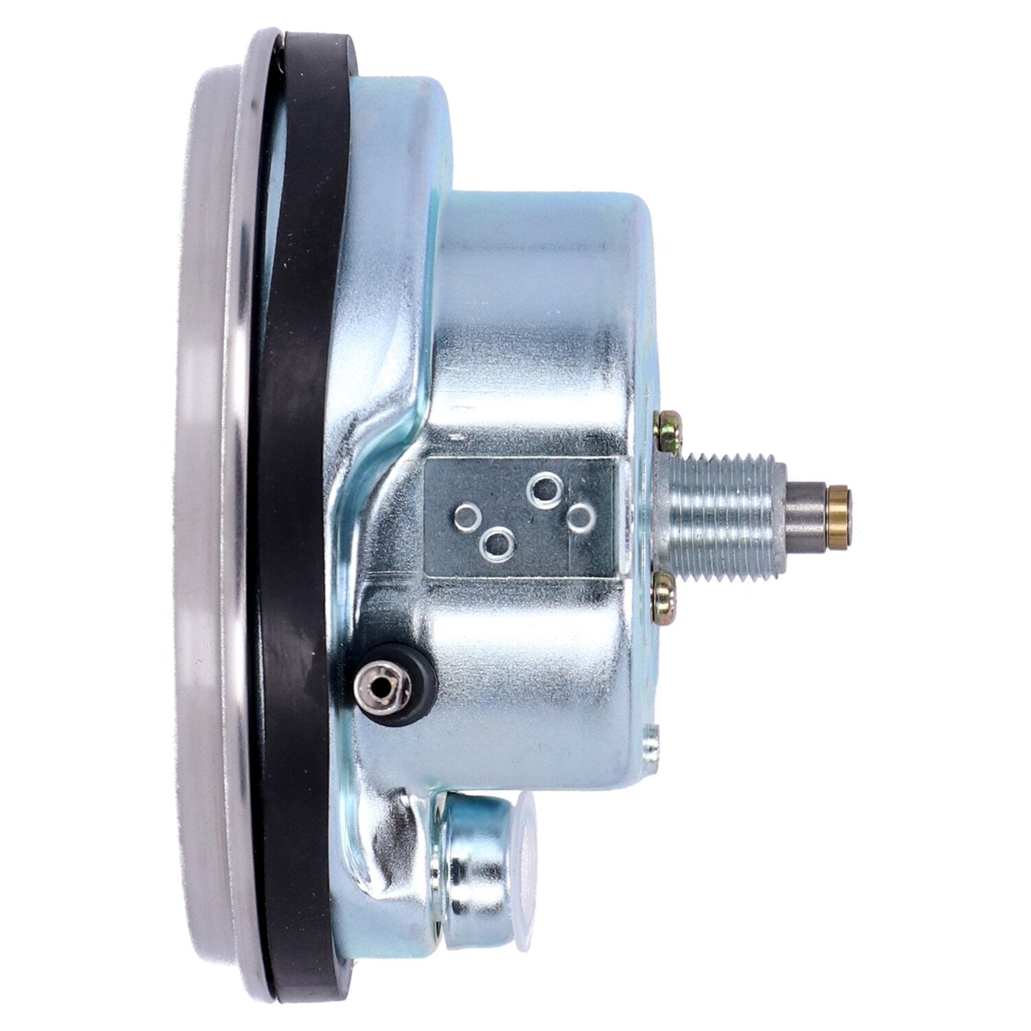 MCS FL speedometer '46-47 face' silver/black - 2:1 mph
