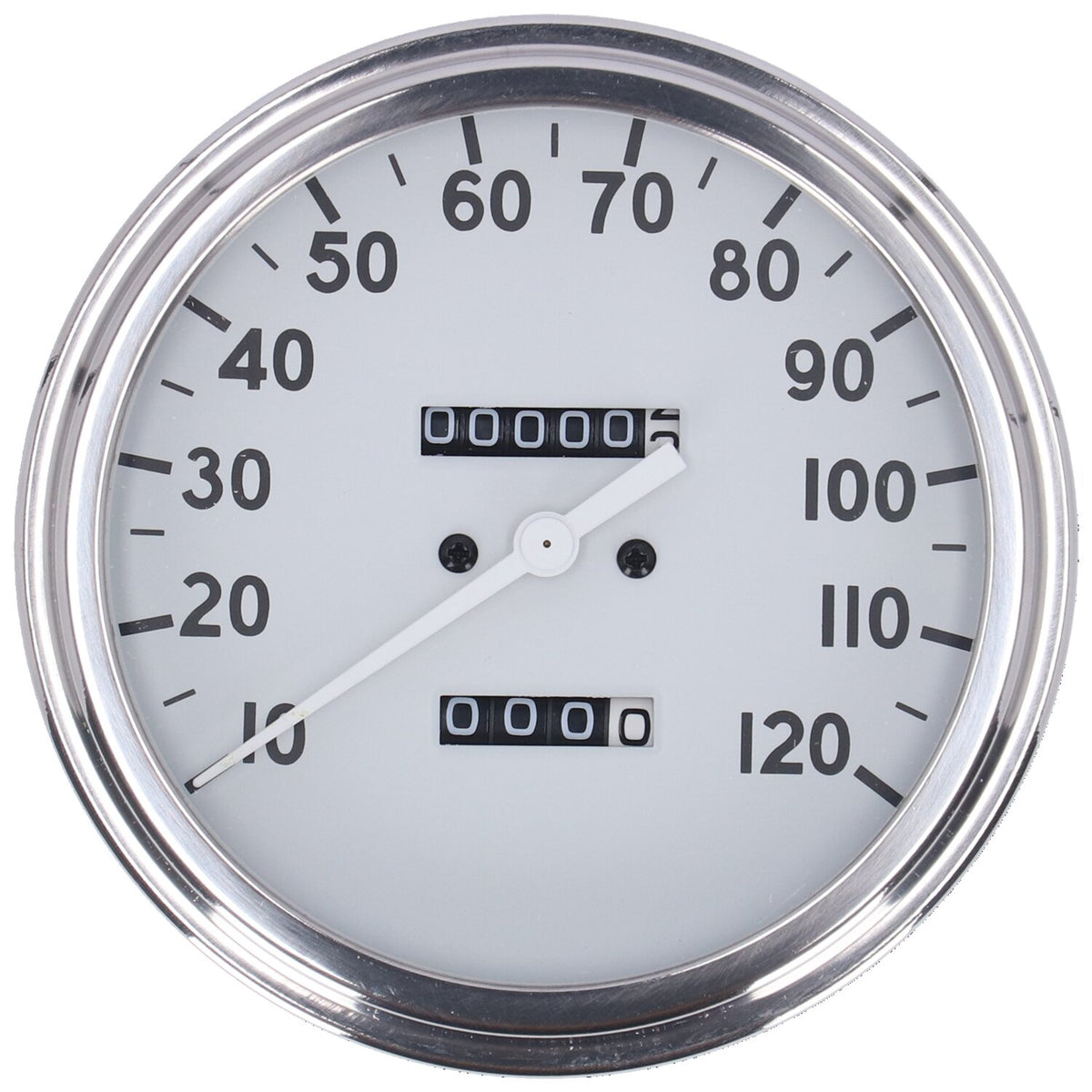 MCS FL speedometer '36-40 face' white - 2.24:1 mph