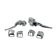 MCS Handlebar control kit chrome 14mm bore