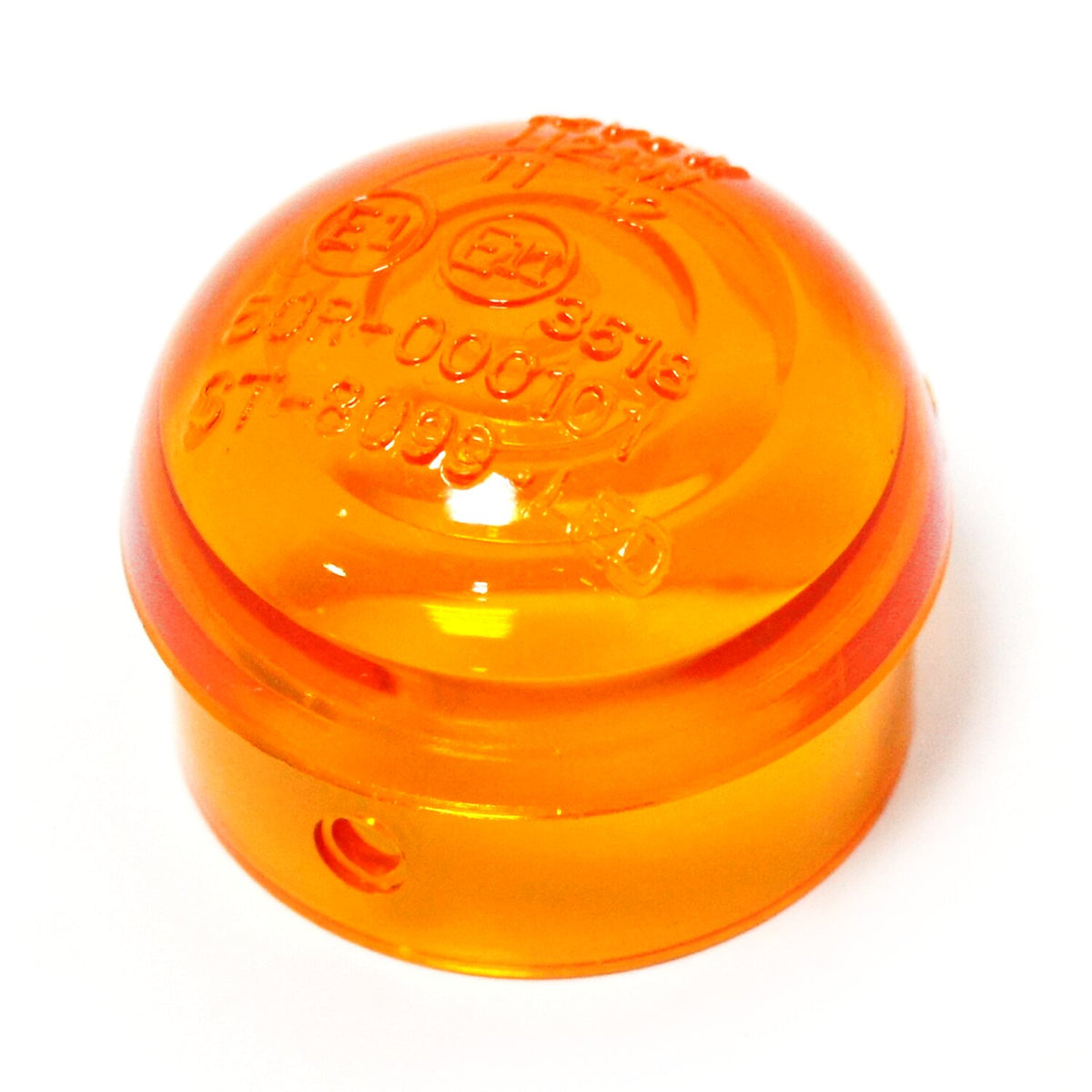 MCS Micro bullet turn signal replacement lens - Amber