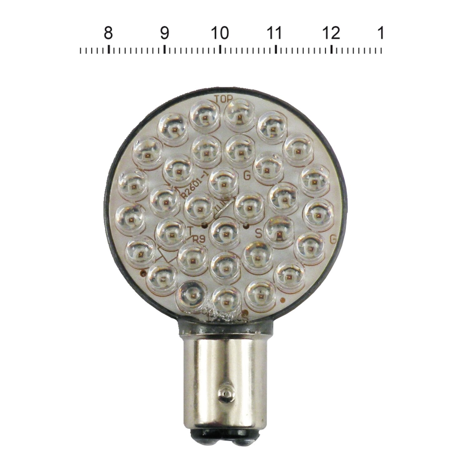 MCS 'Lollipop' flat LED taillight & turn signal bulb - Amber