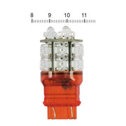 MCS Superflux #194 LED miniature bulb - Red light glass base