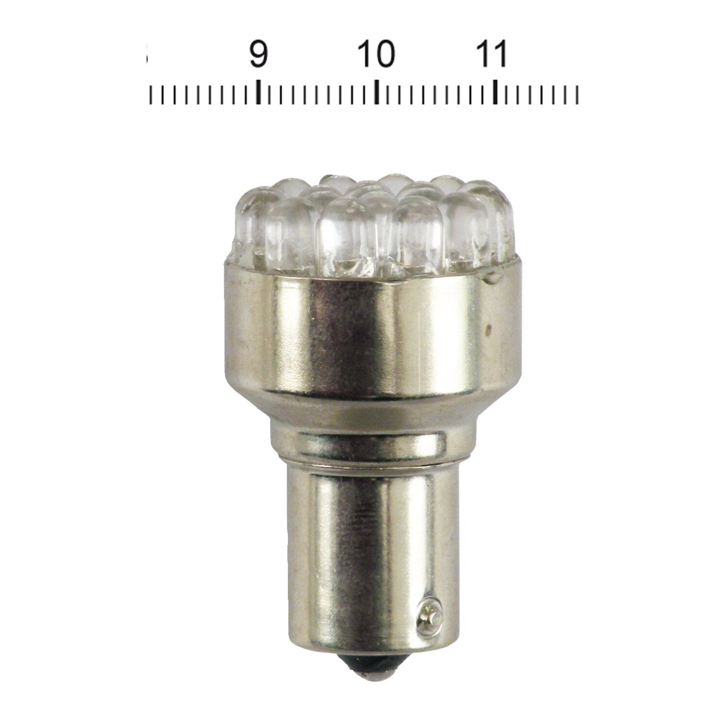MCS Turn signal LED bulb BAY15S socket - Amber light emitting