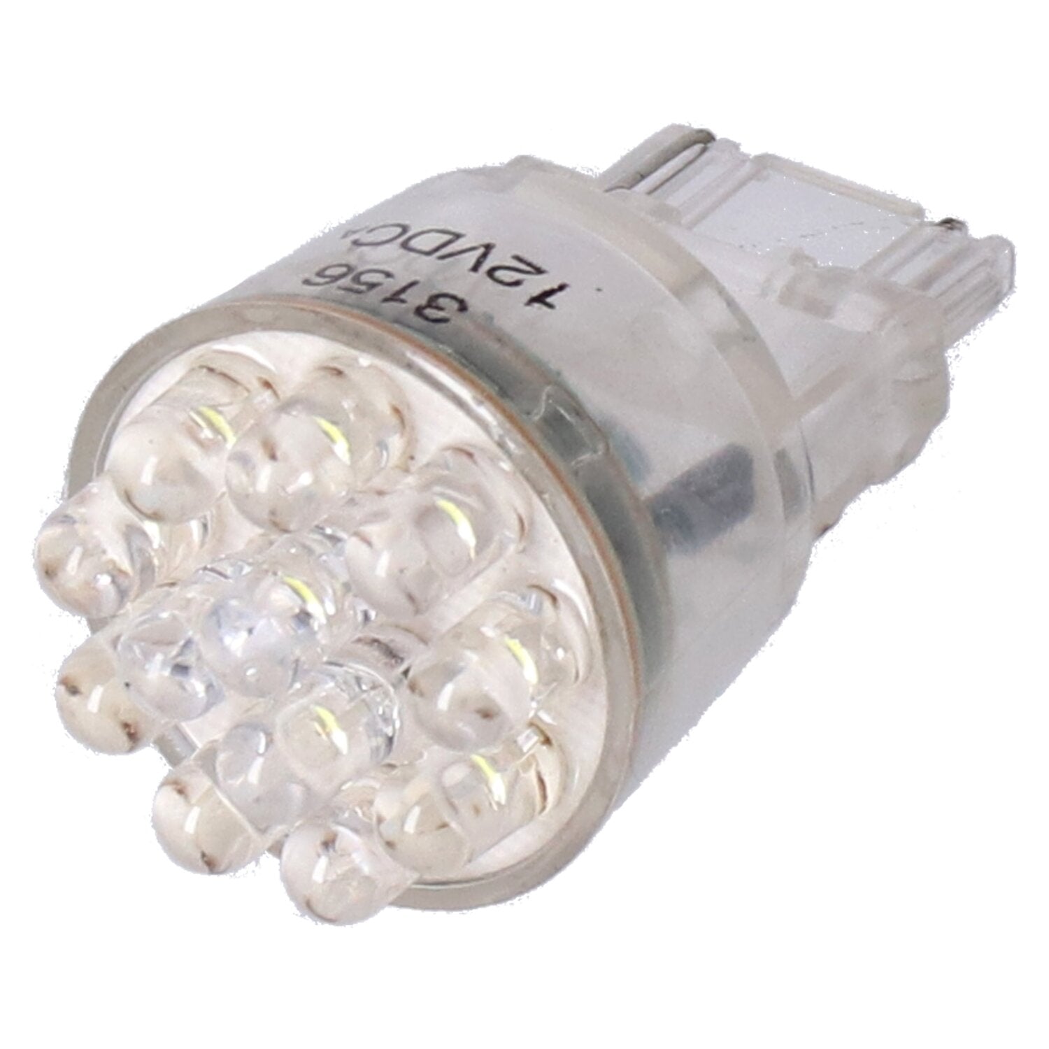 MCS LED wedge turn signal bulb #3156 base - White light
