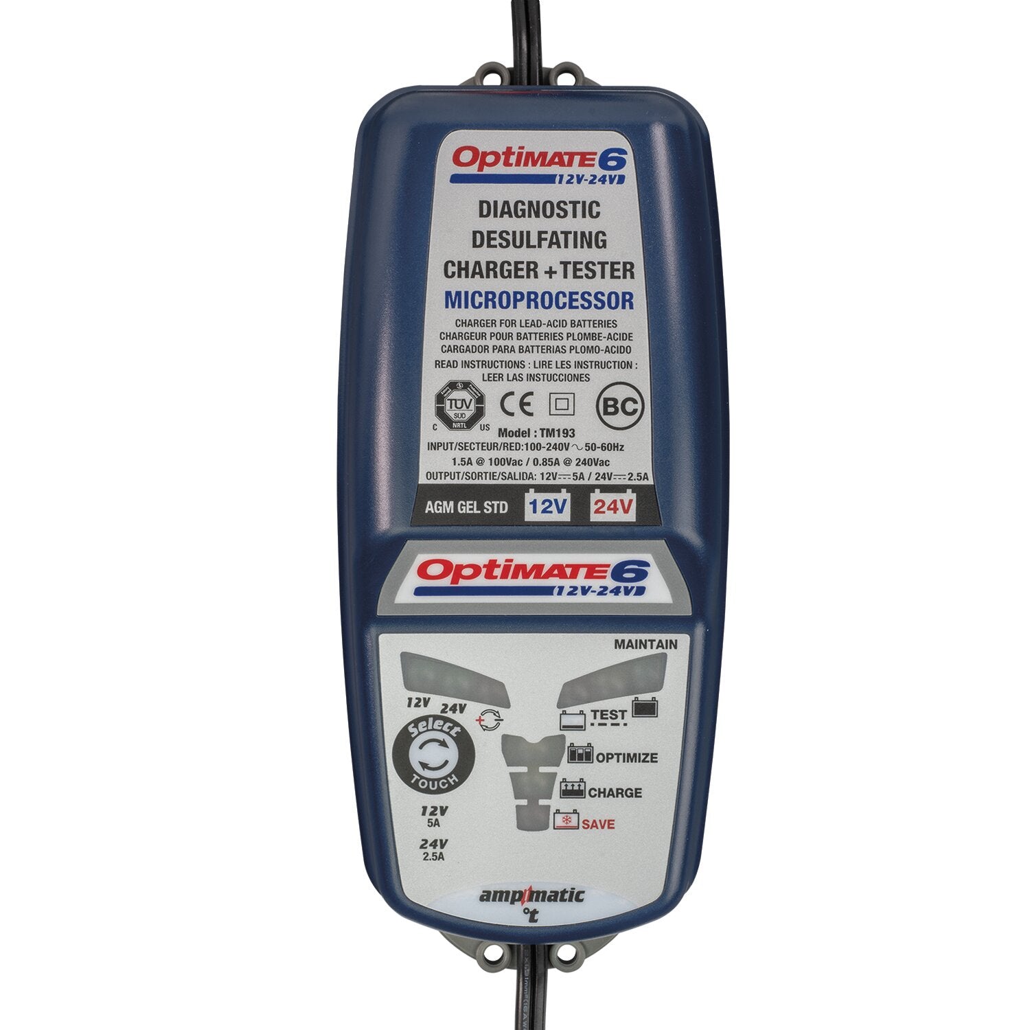 Optimate Tecmate OptiMATE 6 Select battery charger