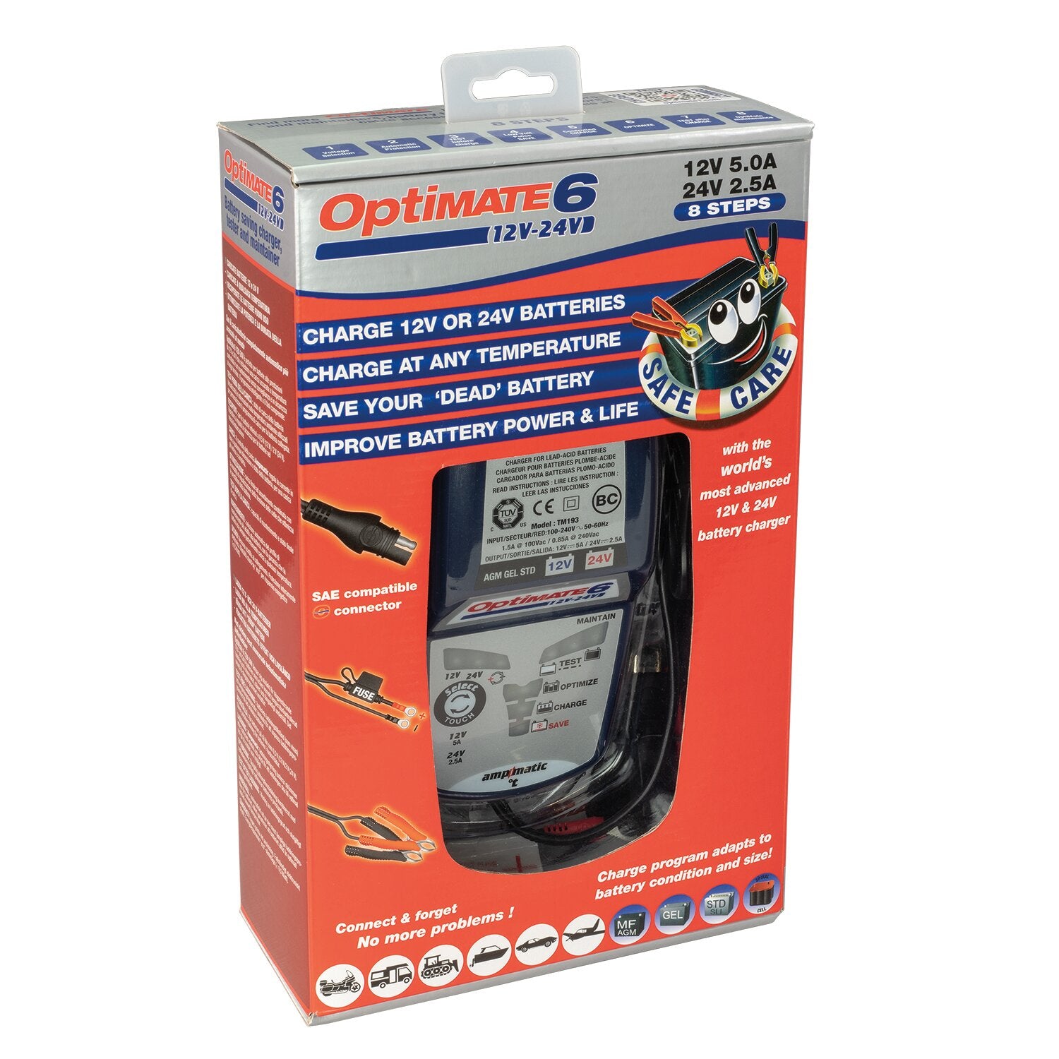 Optimate Tecmate OptiMATE 6 Select battery charger