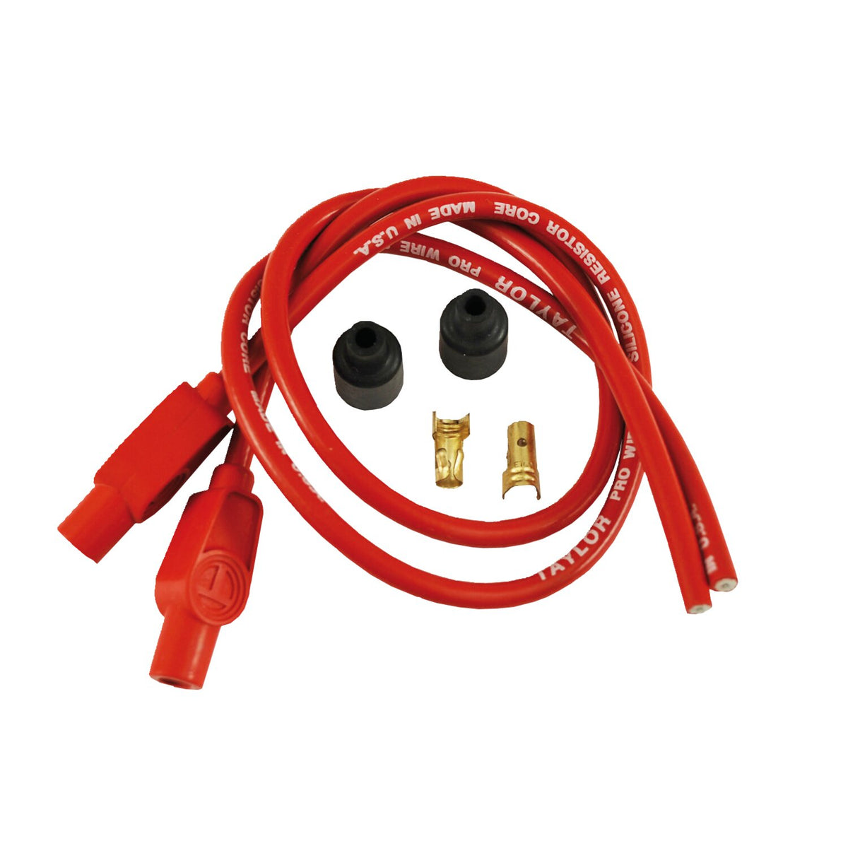 Taylor 8mm carbon core univ - spark plug wire set - Red
