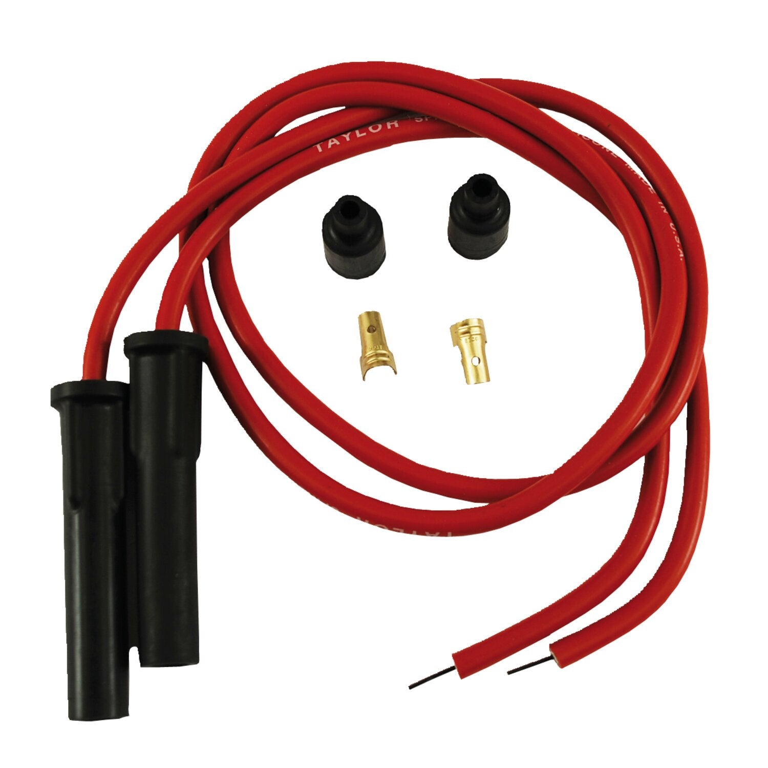 Taylor 8mm Pro Comp univ - spark plug wire kit - Red