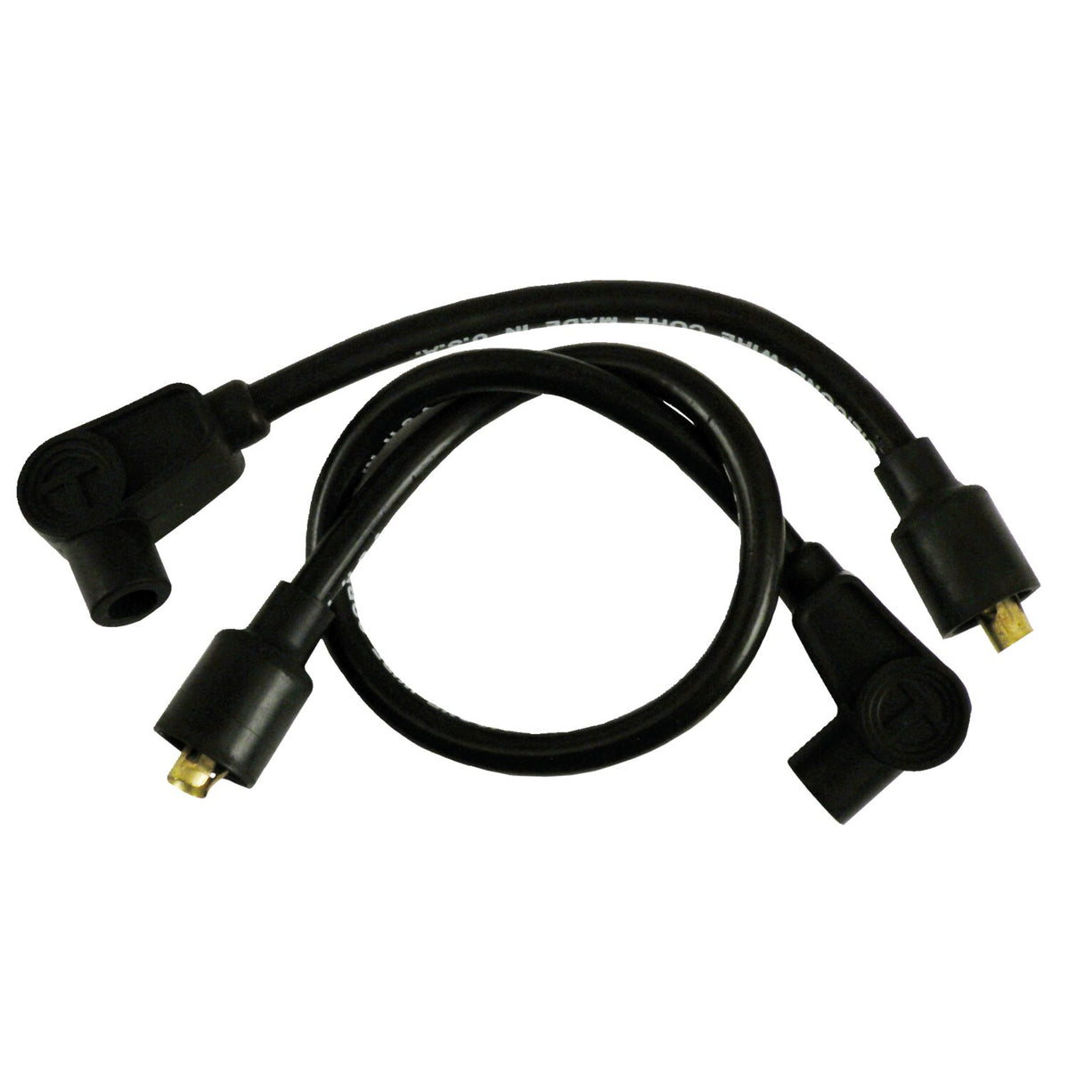 Taylor 8mm metallic core spark plug wire set - Black