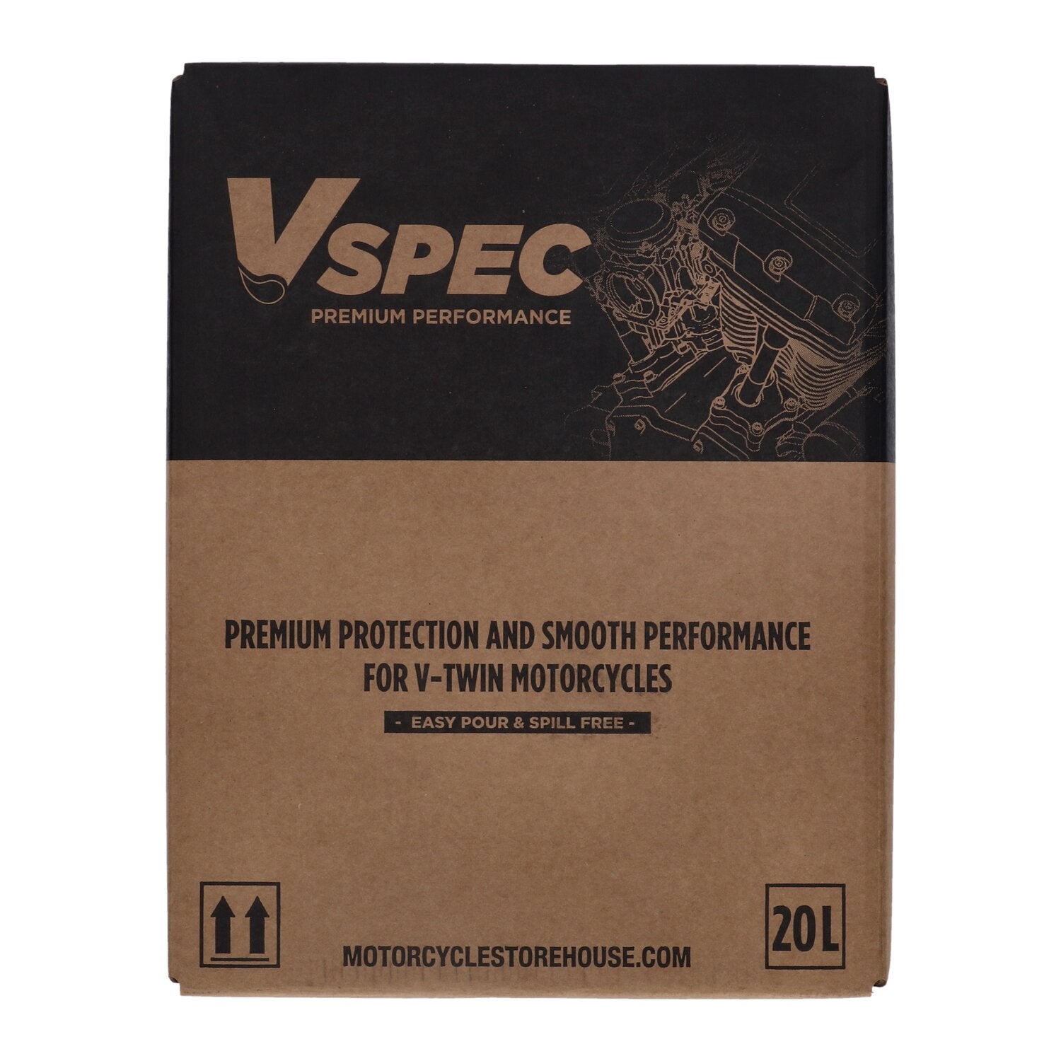 Vspec 20W50 (Mineral) motor oil - 20 liter box