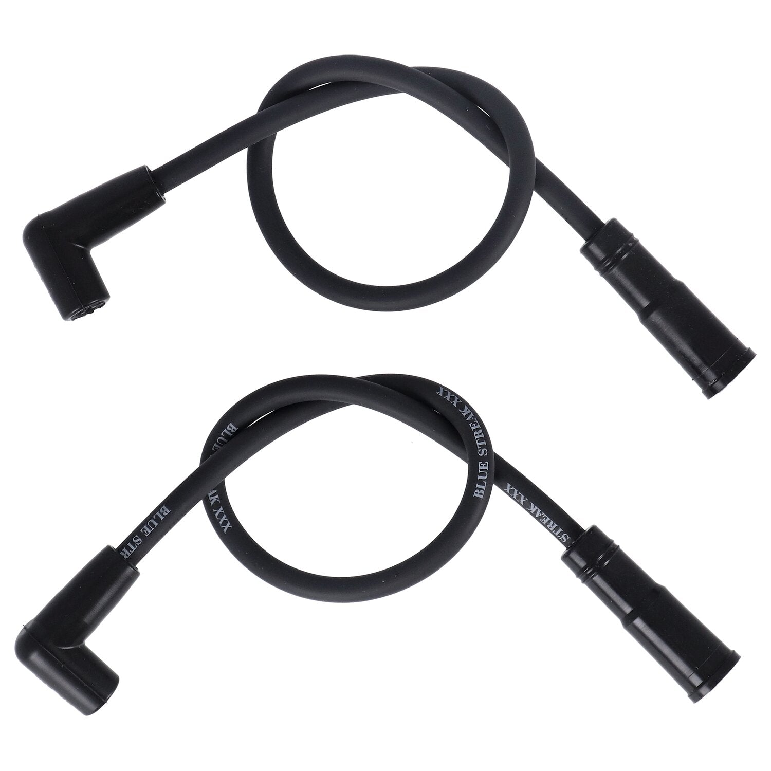 Standard Blue Streak XXX spark plug wire set - Black white print