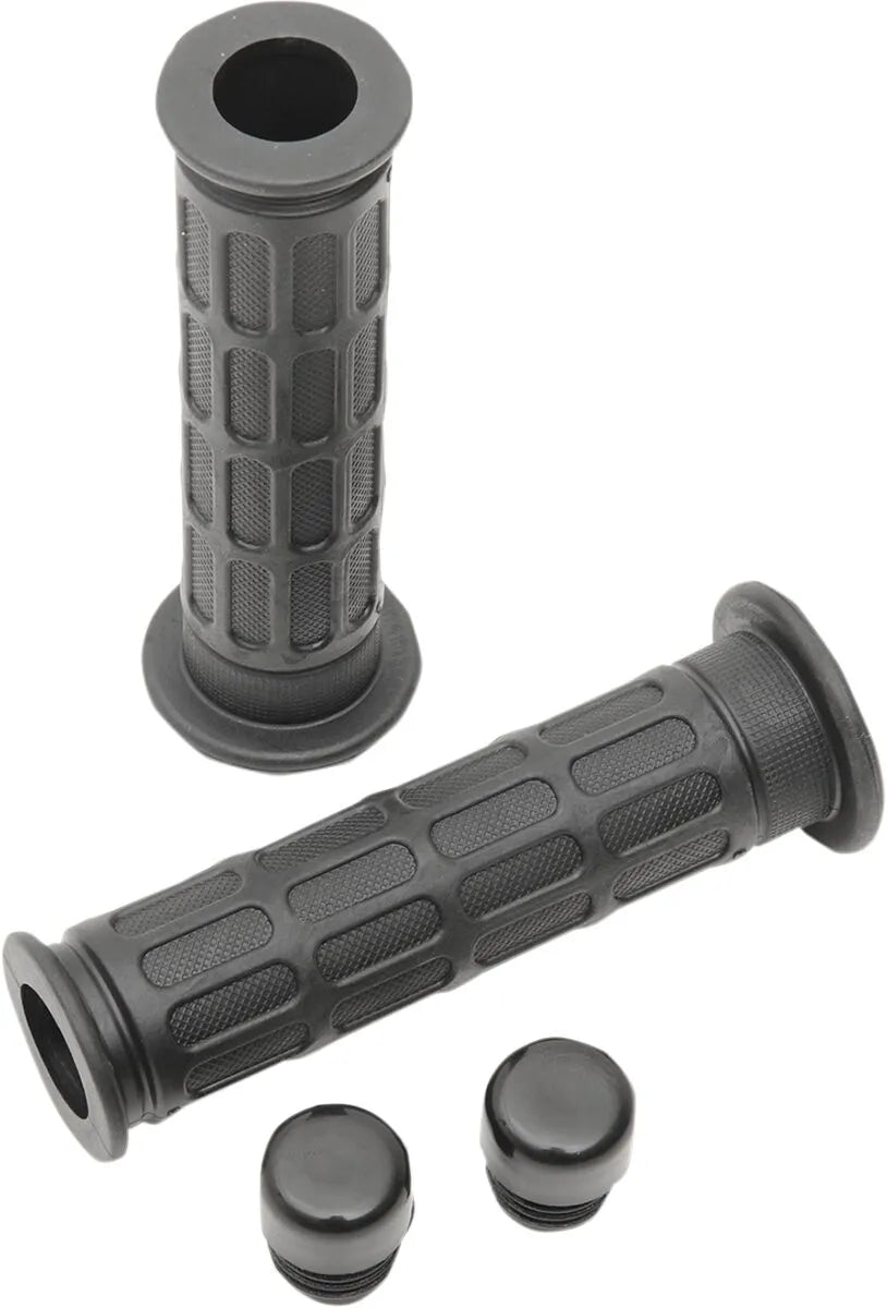 Emgo Classic Black Oe-style 7/8" Motorcycle Grips