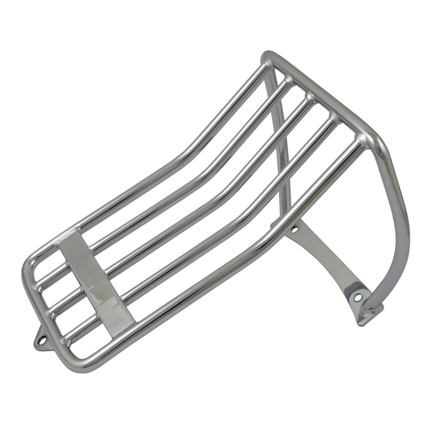 MCS Luggage rack for bobbed rear fender - Chrome