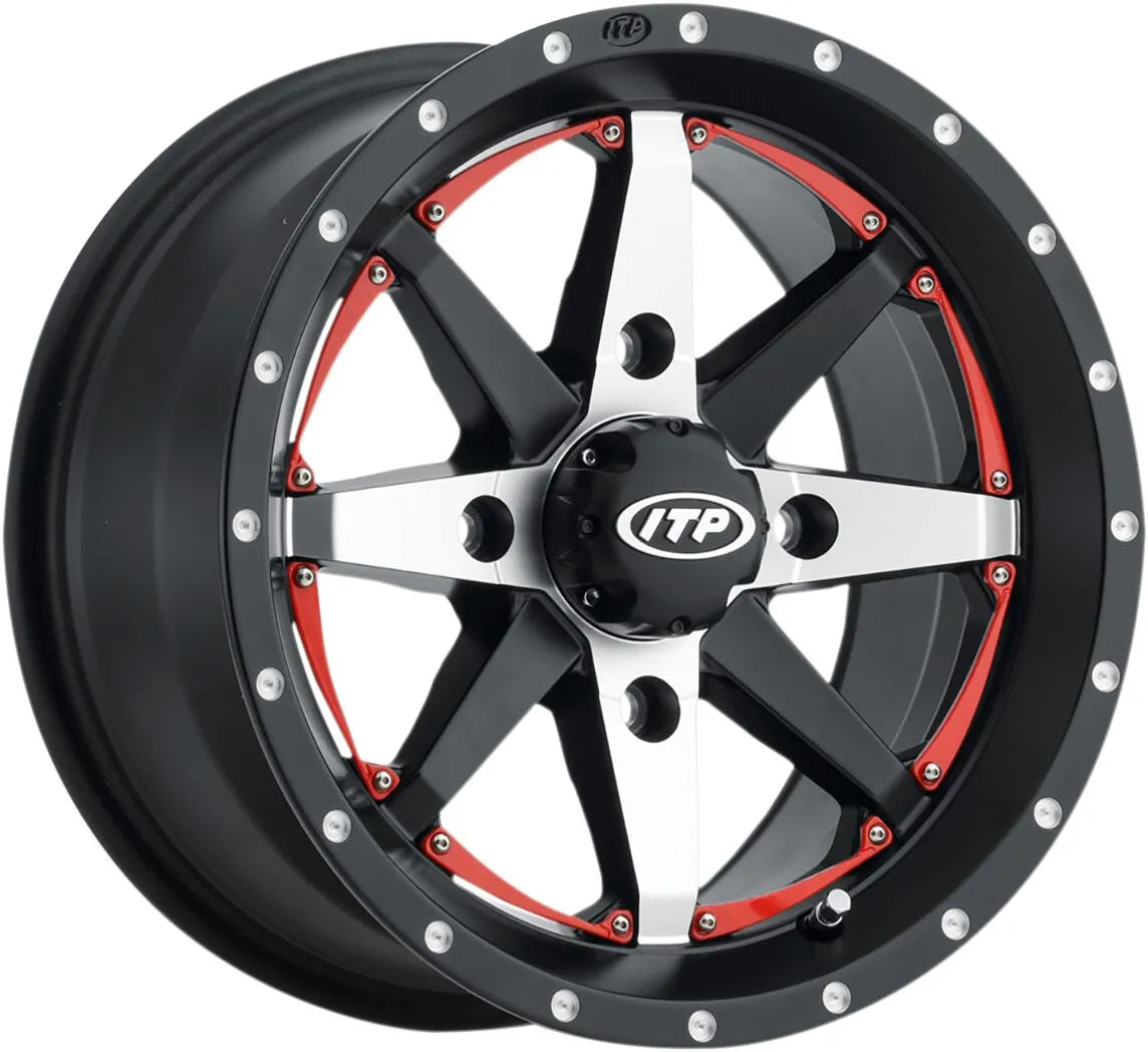 Itp Cyclone Wheel - Black, Machined, Matte - 14"