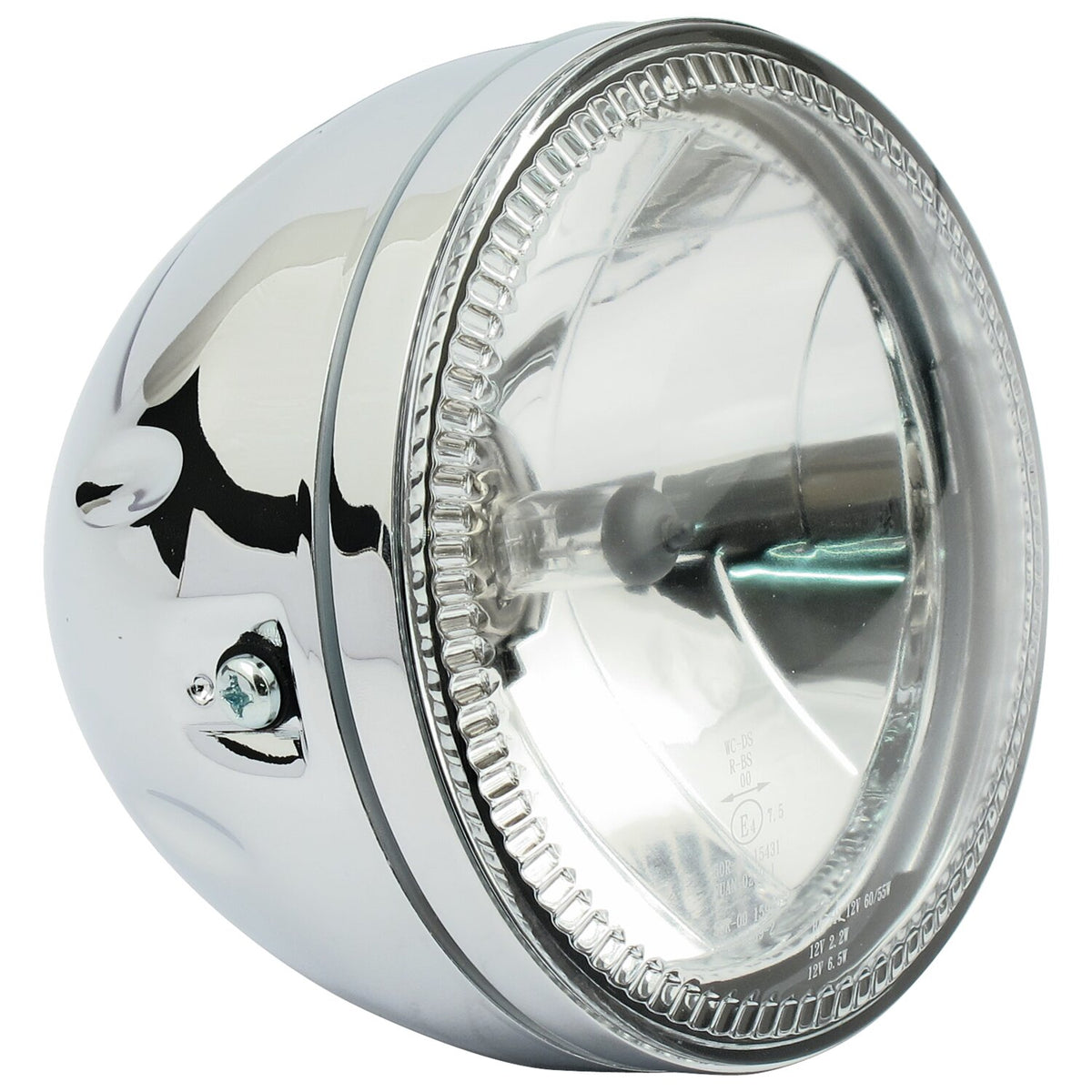 MCS Skyline 5-3/4" H4 headlamp - side mount - Chrome