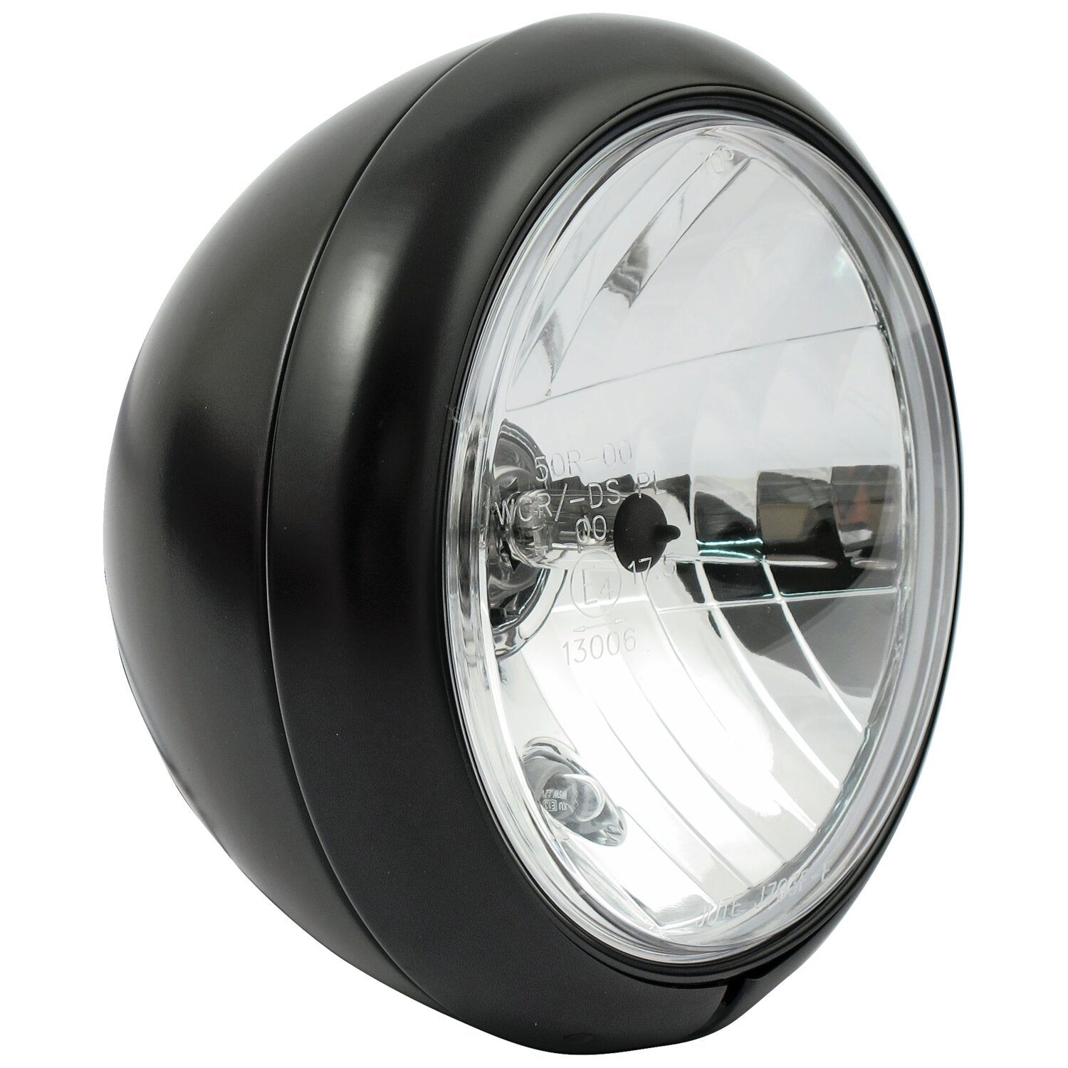 MCS 7" gladiator FL style H4 headlamp - Black