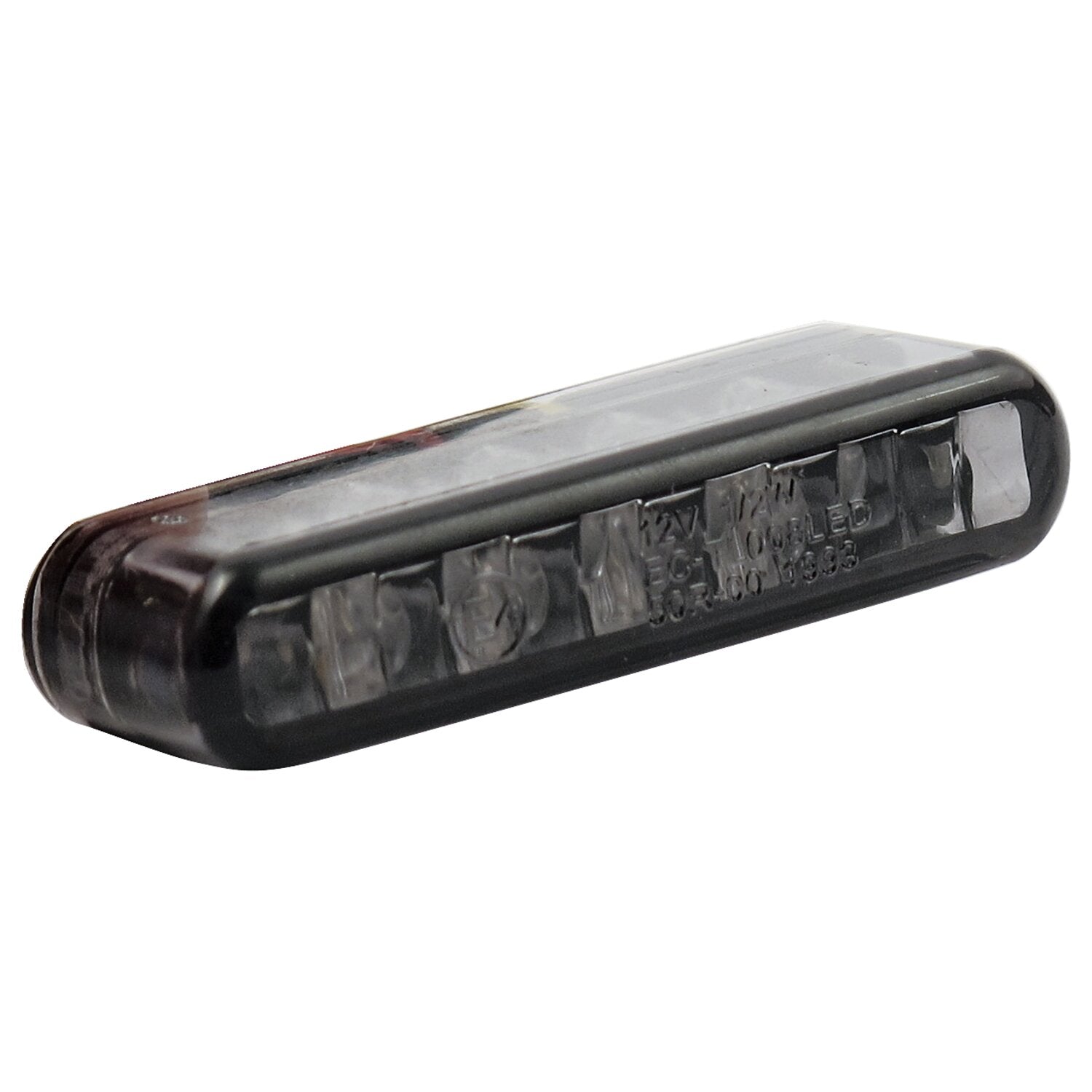 MCS Shorty LED taillight - horizontal use - Smoke lens