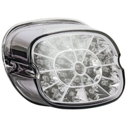 MCS Laydown 'shark tooth' spider LED taillight - Light smoke lens