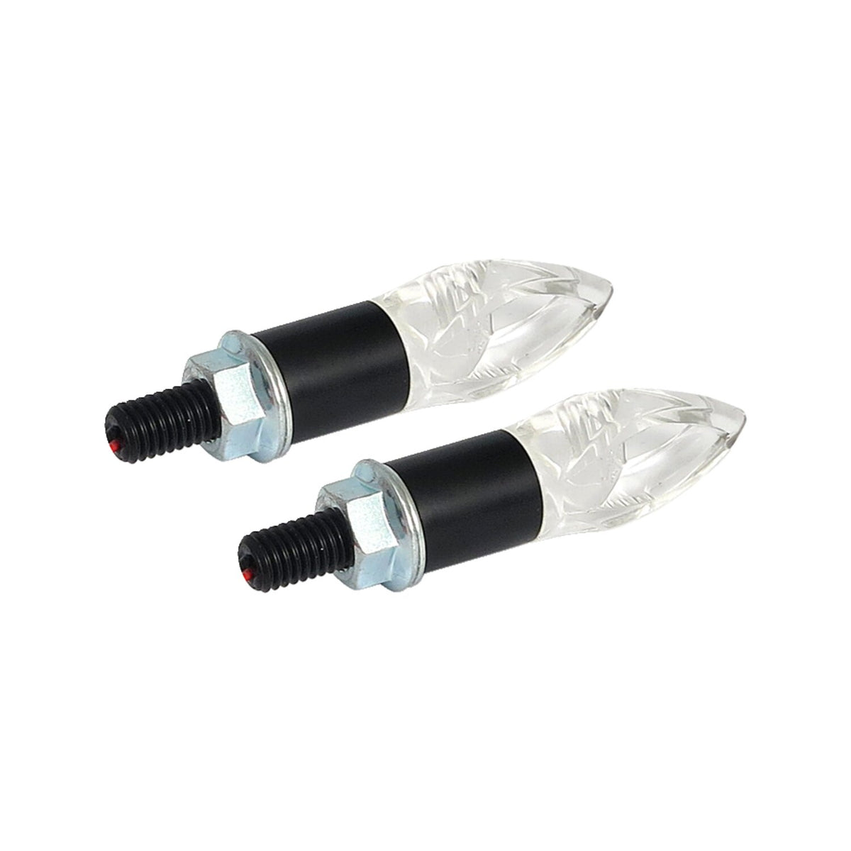 MCS Crystal LED turn signal set - Black stem