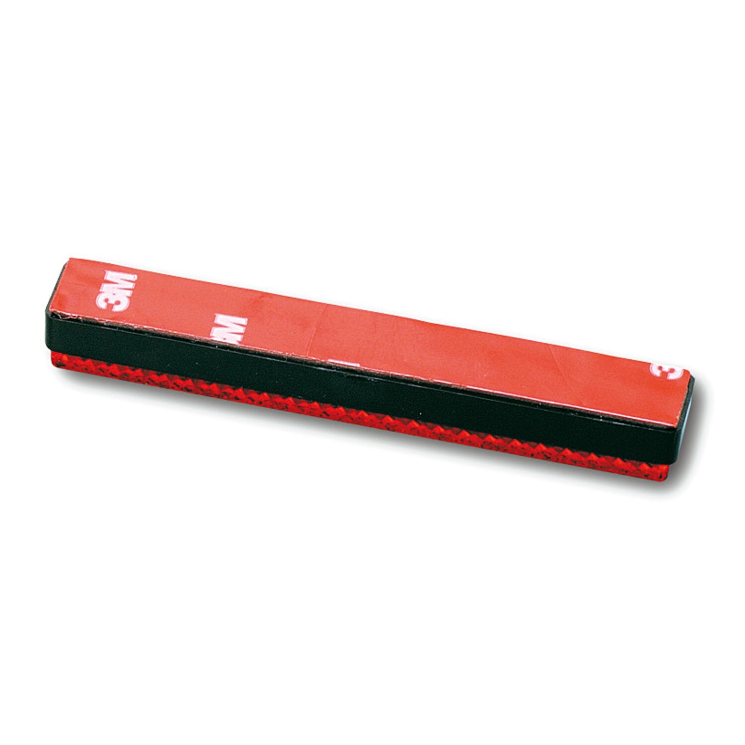 MCS Universal B-Seen reflector - Rectangular - 100x13mm - Red