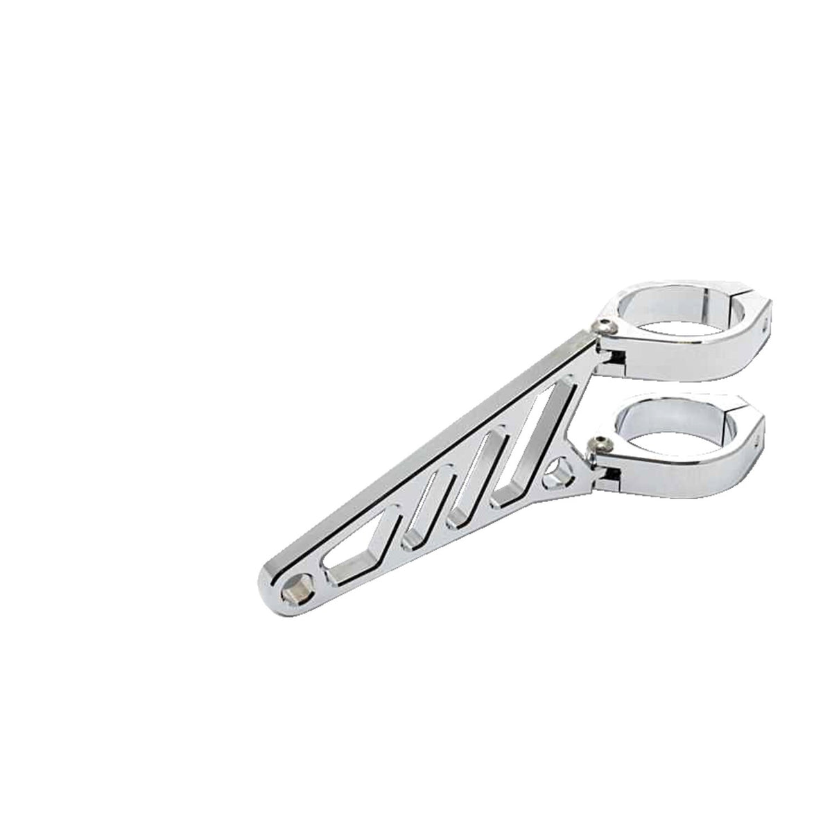 MCS Fingers adj - headlamp bracket assembly long 35-37mm - Chrome