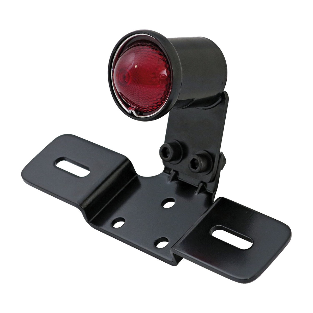 MCS Old school LED taillight type 3 - Black - Red lens