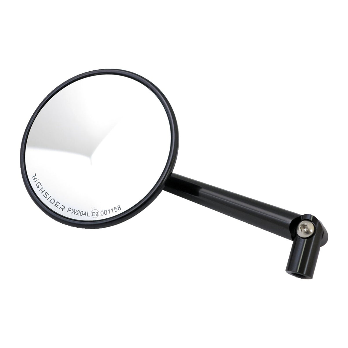 MCS Montana round mirror - Black l&r