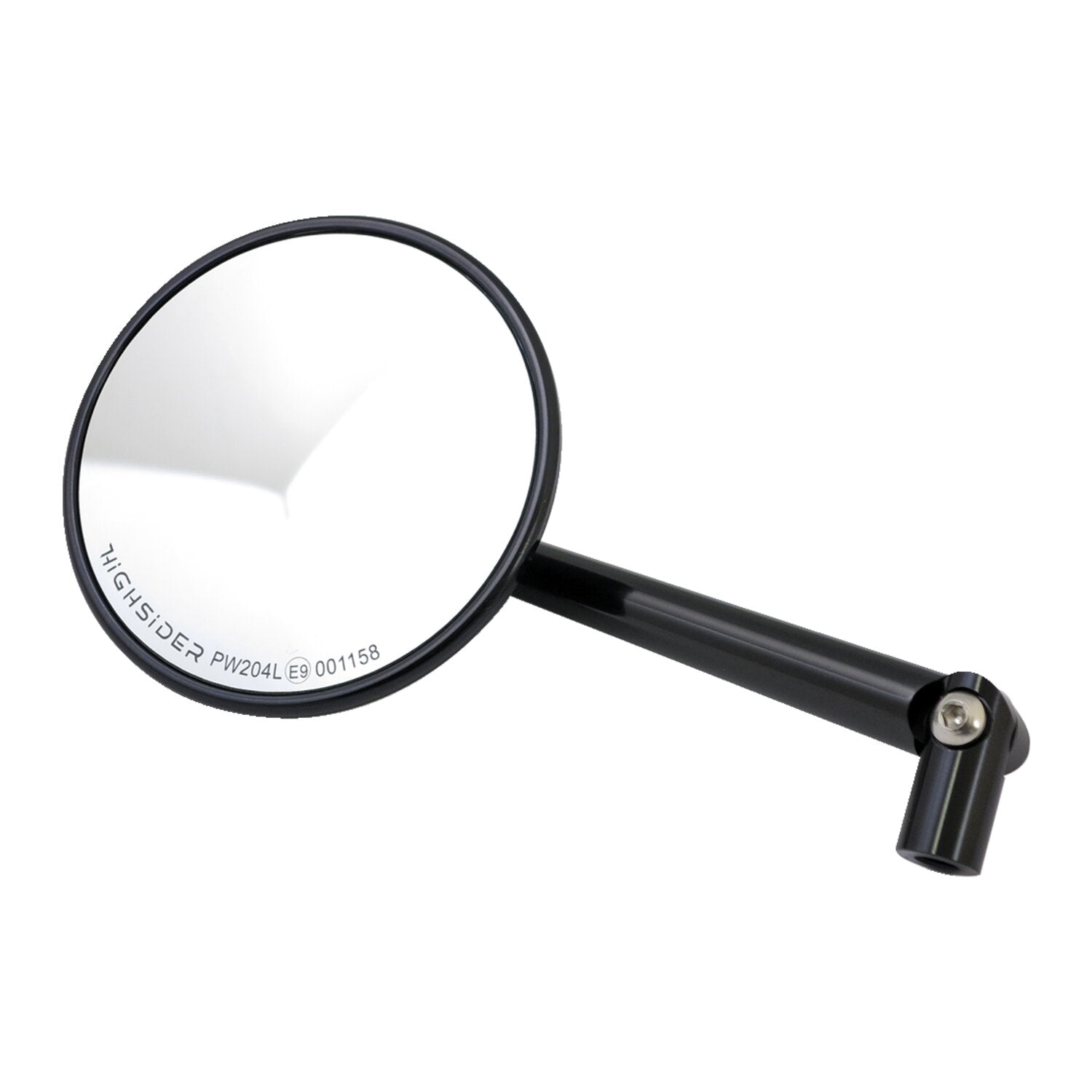 MCS Montana round mirror - Black l&r