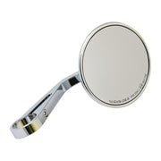MCS Montana round mirror clamp-on l&r - Chrome