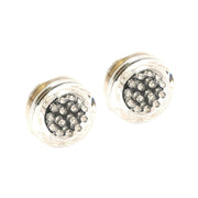 MCS Micro disc LED turn signals - Black - Clear lens