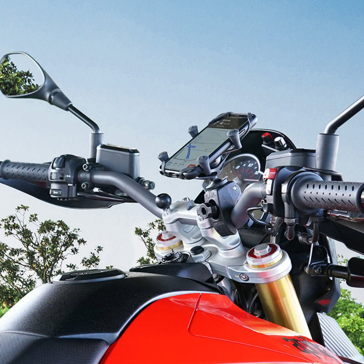 RAM Mounts Low Profile X-Grip with Tough-Claw™ Base - Small