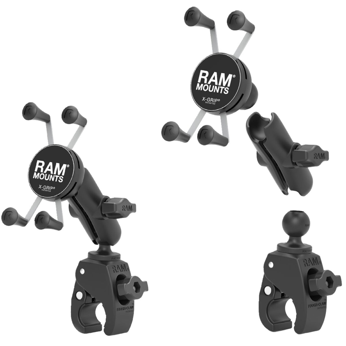 RAM Mounts Low Profile X-Grip with Tough-Claw™ Base - Small