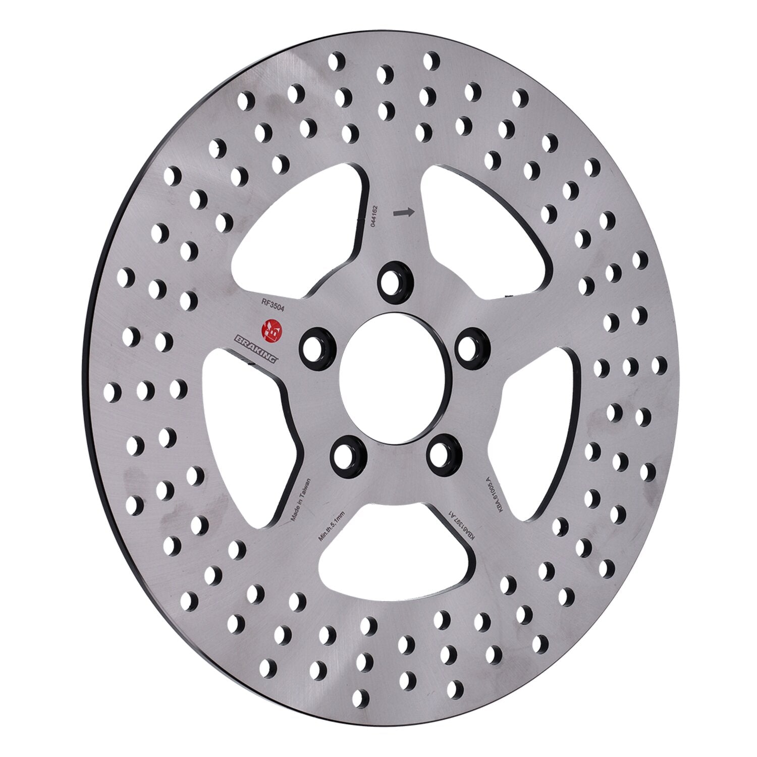 Braking solid brake rotor 11.8" rear