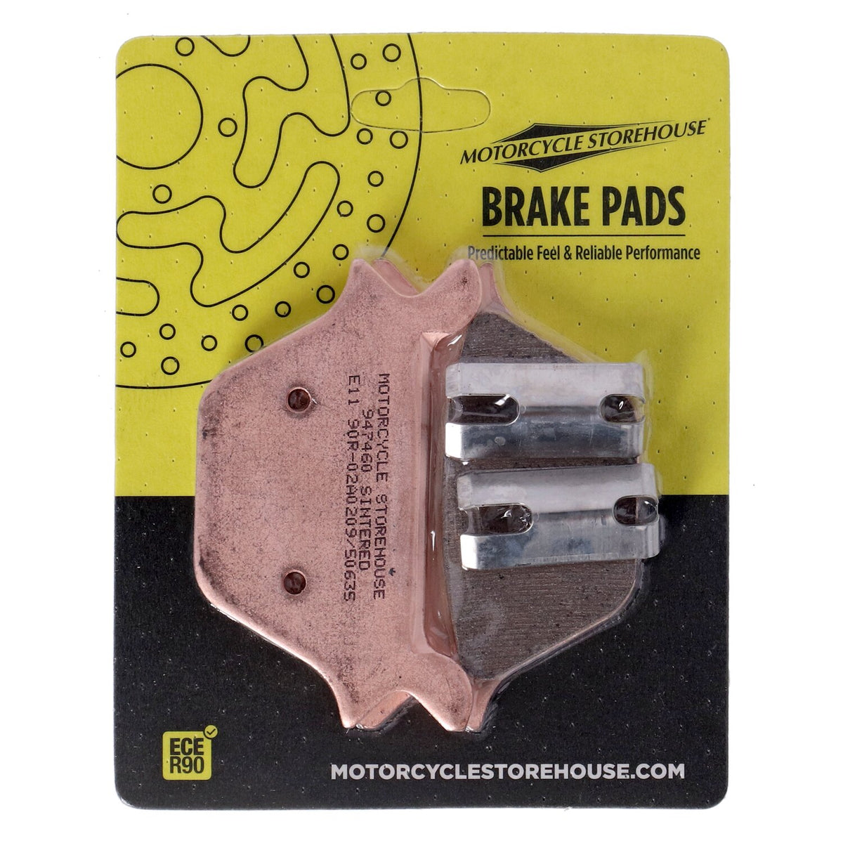 MCS brake pads rear - Sintered