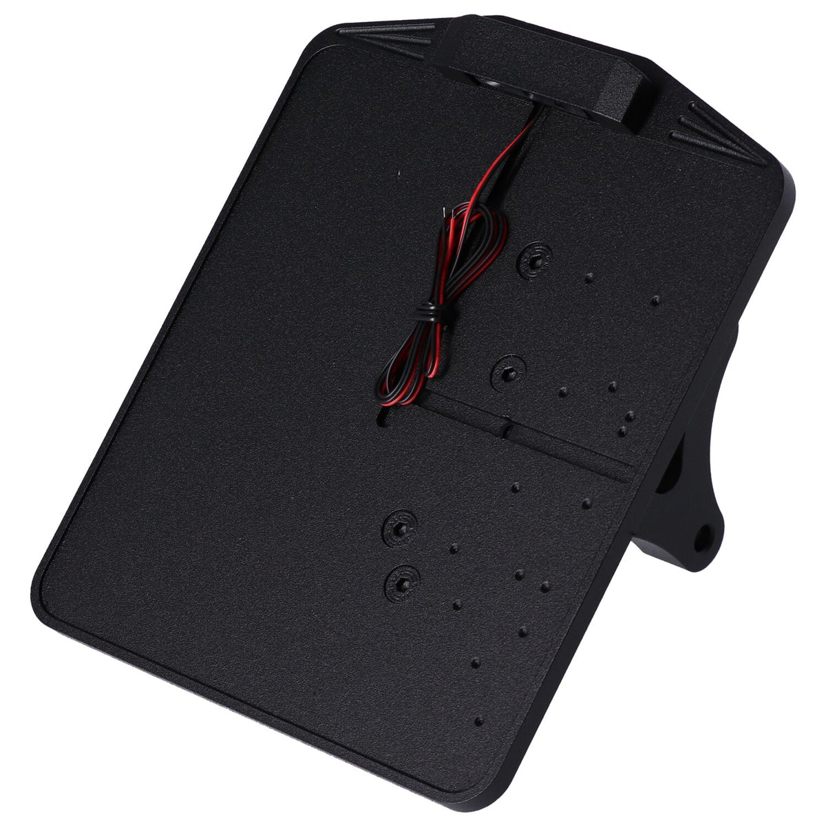 CPV side mount license plate bracket - Black powder coated