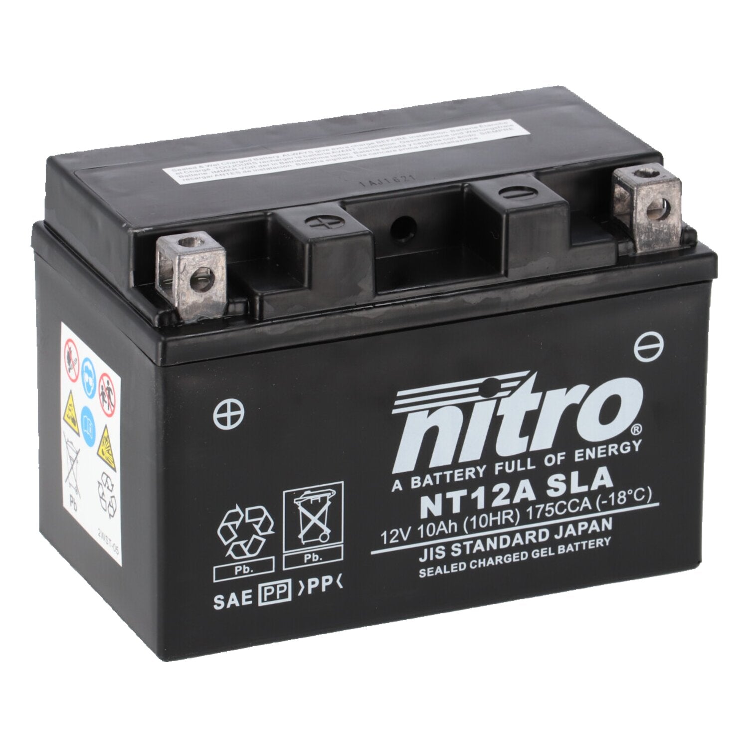 Nitro sealed AGM gel battery NT12A SLA